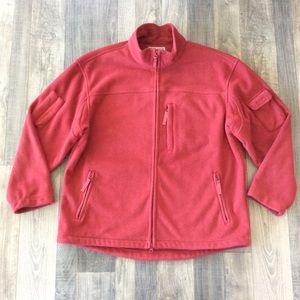 Duluth Trading Shoreman’s Fleece Full Zip Jacket
Windproof
Men’s Large 
Burgundy